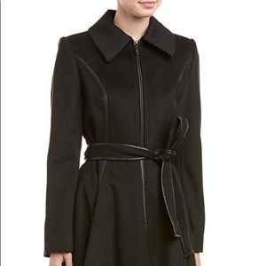 Dl2 Flare Skirted Belted Basic Coat